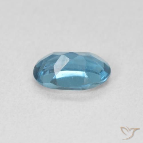 Topaze Bleu Londres naturelle ovale, 0.59 ct, VVS-VS