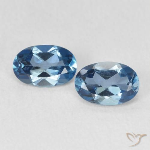 Shop natural 1.12ct Bleu Londres Topaze gems, ovale, from Brésil at GemSelect. In stock, global shipping!