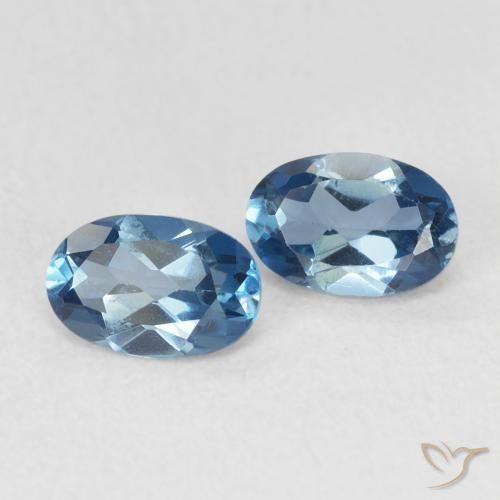 Shop natural 1.12ct Bleu Londres Topaze gems, ovale, from Brésil at GemSelect. In stock, global shipping!