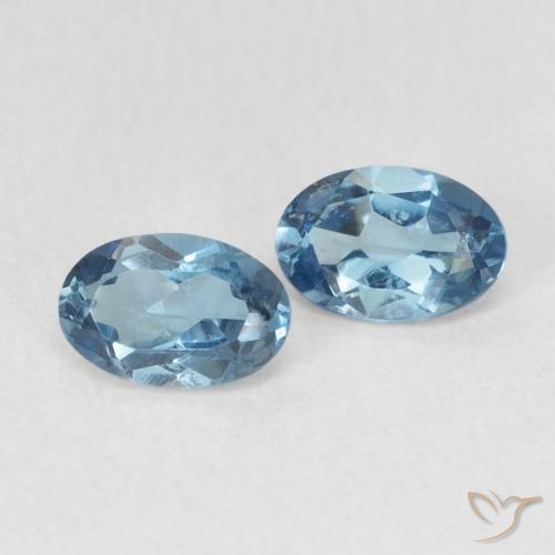 Shop natural 0.98ct Bleu Londres Topaze gems, ovale, from Brésil at GemSelect. In stock, global shipping!