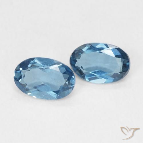Shop natural 1.05ct Bleu Londres Topaze gems, ovale, from Brésil at GemSelect. In stock, global shipping!