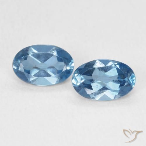 Shop natural 1.07ct Bleu Londres Topaze gems, ovale, from Brésil at GemSelect. In stock, global shipping!