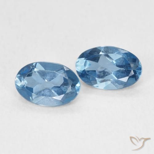 Shop natural 1.07ct Bleu Londres Topaze gems, ovale, from Brésil at GemSelect. In stock, global shipping!