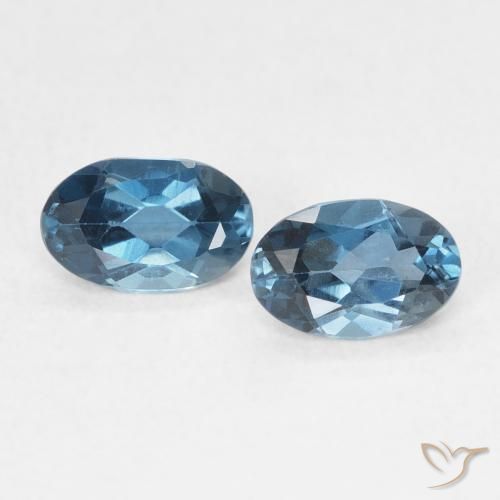 Shop natural 0.97ct Bleu Londres Topaze gems, ovale, from Brésil at GemSelect. In stock, global shipping!