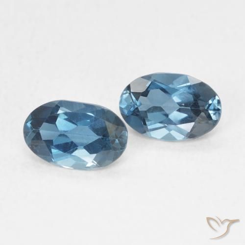 Shop natural 0.97ct Bleu Londres Topaze gems, ovale, from Brésil at GemSelect. In stock, global shipping!