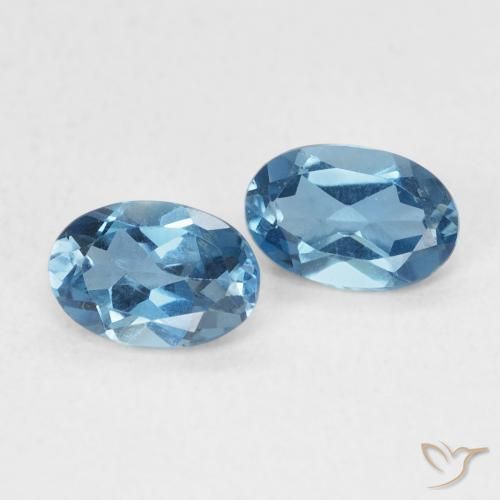 Shop natural 1.09ct Bleu Londres Topaze gems, ovale, from Brésil at GemSelect. In stock, global shipping!