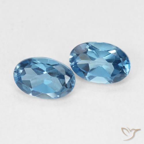 Shop natural 1.17ct Bleu Londres Topaze gems, ovale, from Brésil at GemSelect. In stock, global shipping!