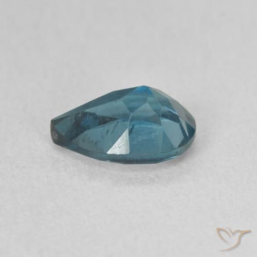 Topaze Bleu Londres naturelle En forme de poire, 0.89 ct, VS