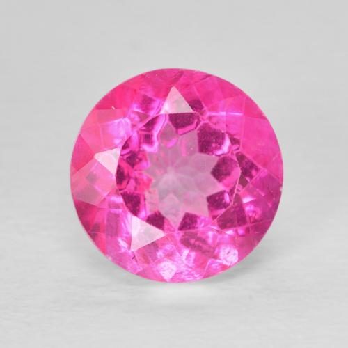 3.81ct Naturel Medium Dark-Pink Topaze, Tour, VVS-VS