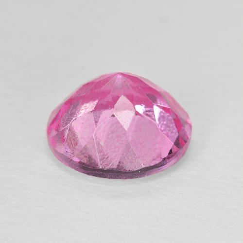 Topaze rose naturelle coupe roude, 3,31 ct, VVS-VS