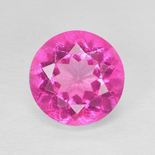 3.47ct Naturel Medium Dark-Pink Topaze, Tour, VVS-VS