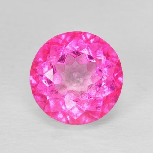 4.03ct Naturel Rose foncé Topaze, Tour, VVS-VS