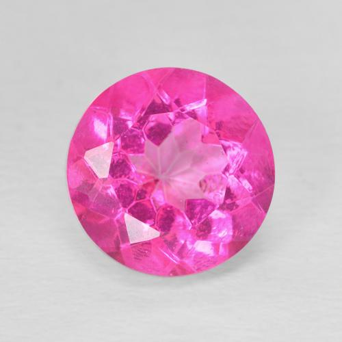 3.64ct Naturel Rose foncé Topaze, Tour, VVS-VS