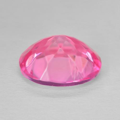Topaze Rose vif naturelle ovale, 5.71 ct, VVS-VS