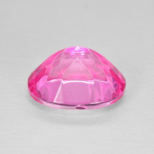 Topaze Rose vif naturelle ovale, 6.38 ct, VVS-VS