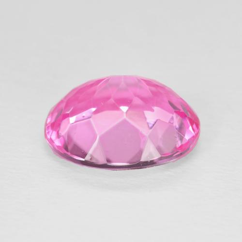 Topaze Rose vif naturelle ovale, 5.82 ct, VVS-VS