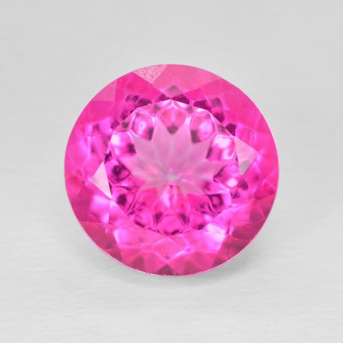 7.05ct Naturel Rose vif Topaze, Tour, VVS