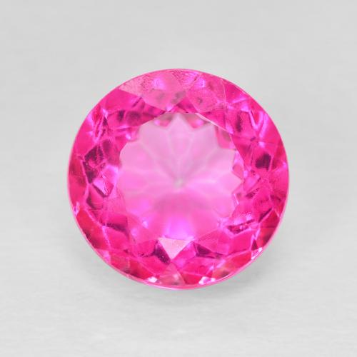 6.75ct Naturel Magenta profond Topaze, Tour, VVS