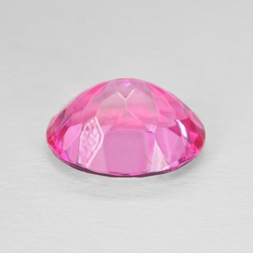 Topaze Medium Dark-Pink naturelle ovale, 5.66 ct, VVS-VS