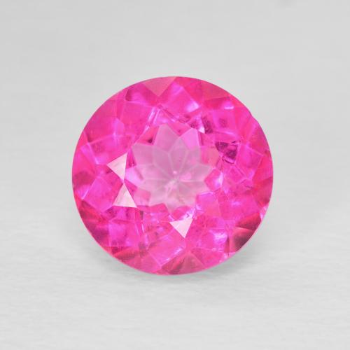 3.49ct Naturel Rose foncé Topaze, Tour, VVS-VS
