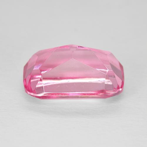 Topaze Medium Dark-Pink naturelle Coussin, 9.60 ct, VVS-VS