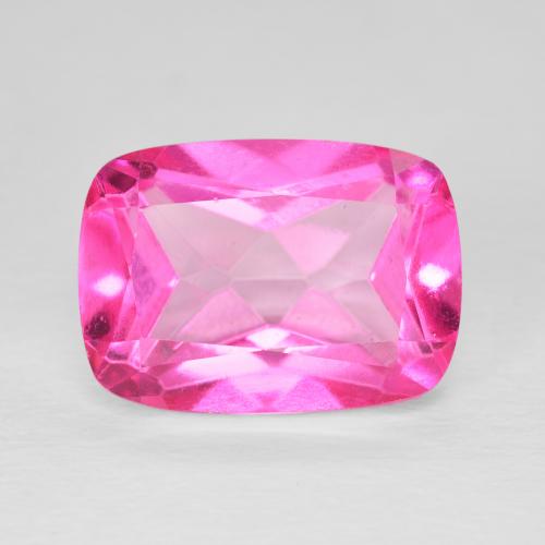 Topaze rose naturelle coupe coussin, 8,95 ct, VVS-VS