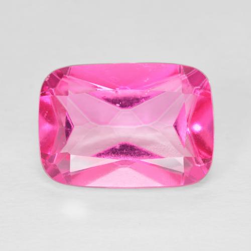 8.79ct Naturel Rose vif Topaze, Coussin, VVS-VS