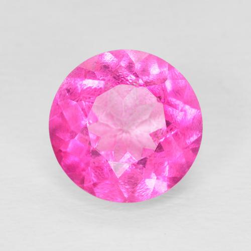 3.37ct Naturel Rose foncé Topaze, Tour, VVS-VS