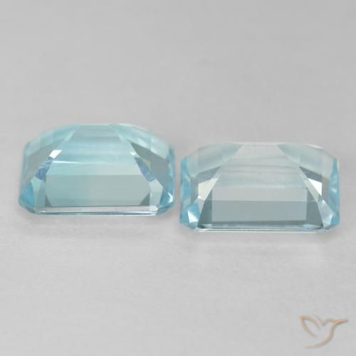Shop natural 7.57ct Bleu verdâtre léger Topaze gems, Octogone / coupe Émeraude, from Brésil at GemSelect. In stock, global shipping!