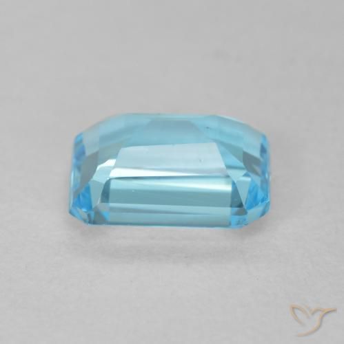 Topaze Bleu Suisse naturelle Octogone / coupe Émeraude, 2.08 ct, VVS