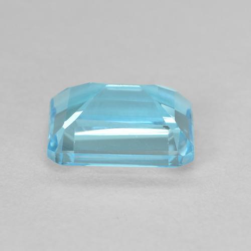 Topaze Bleu clair naturelle Octogone / coupe Émeraude, 2.15 ct, VVS-VS