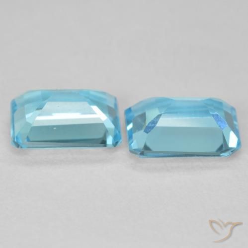 Shop natural 3.60ct Bleu clair Topaze gems, Octogone / coupe Émeraude, from Brésil at GemSelect. In stock, global shipping!