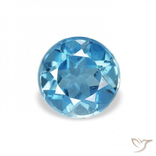 0.88ct Naturel Bleu Londres Topaze, Tour, VS