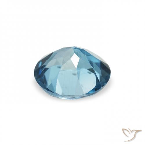 Topaze Bleu Londres naturelle Tour, 0.88 ct, VS