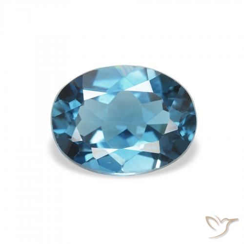 1.62ct Naturel Bleu Londres Topaze, ovale, VVS-VS