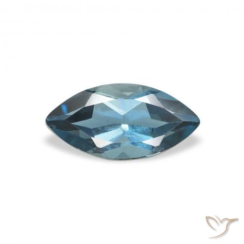 0.68ct Naturel Bleu Londres Topaze, Marquise, VS