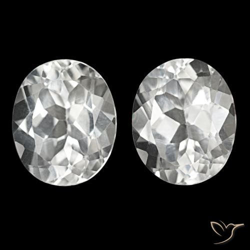 Shop natural 11.92ct Blanc Topaze gems, Coupe ovale, from Brésil at GemSelect. In stock, global shipping!
