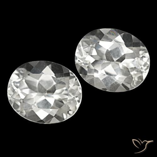 Shop natural 12.08ct Blanc Topaze gems, Coupe ovale, from Brésil at GemSelect. In stock, global shipping!