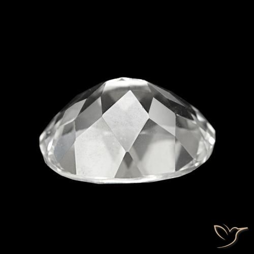Topaze Blanc clair naturelle Coupe ovale, 5.94 ct, VS