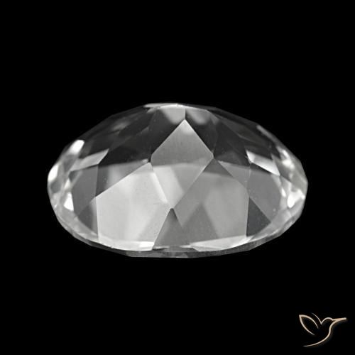 Topaze Blanc naturelle Coupe ovale, 5.50 ct, VVS-VS