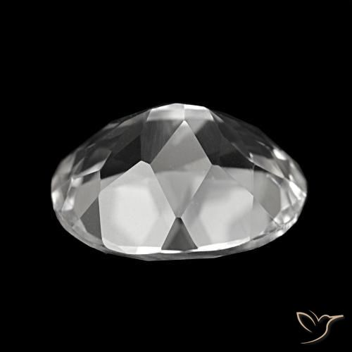 Topaze Blanc clair naturelle Coupe ovale, 5.74 ct, VVS
