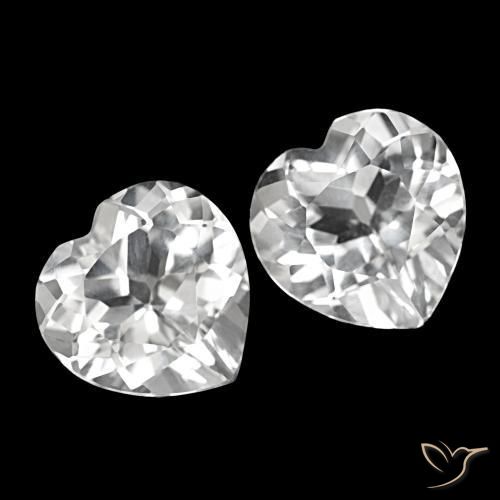 Shop natural 8.21ct Blanc Topaze gems, Forme de coeur, from Brésil at GemSelect. In stock, global shipping!