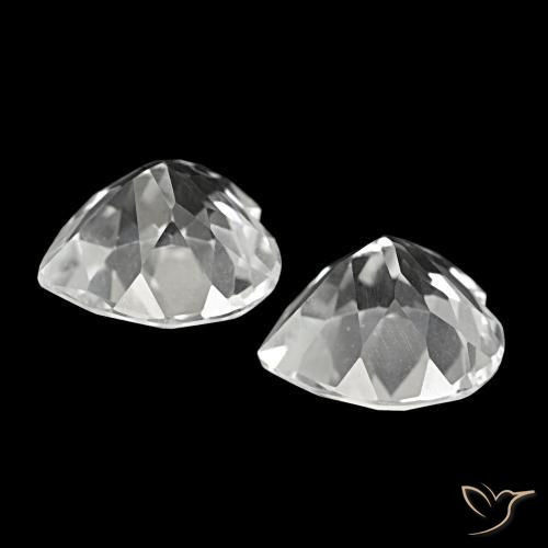 Shop natural 8.21ct Blanc Topaze gems, Forme de coeur, from Brésil at GemSelect. In stock, global shipping!