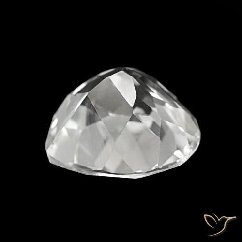 Topaze Blanc naturelle Forme de coeur, 4.33 ct, VVS-VS