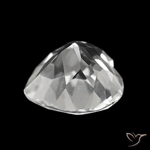Topaze Blanc naturelle Forme de coeur, 4.22 ct, VS