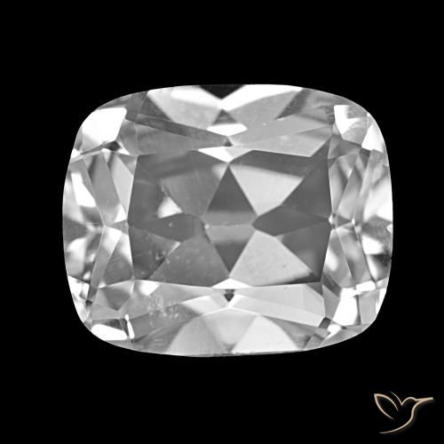 6.04ct Blanc clair Topaze, Coussin, VS