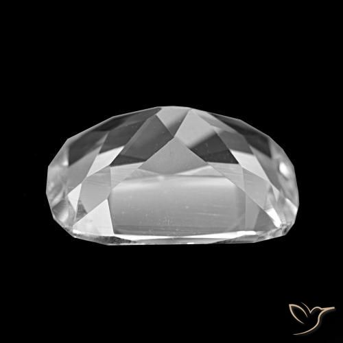 Topaze Blanc naturelle Coupe coussin, 5.49 ct, VS