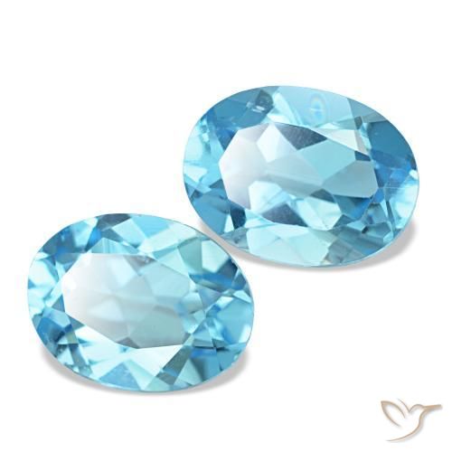 Achetez naturel 2,82ct bleue topaze gems, coupe ovale, en provenance brésil chez gemselect. en stock, livraison internationale!
