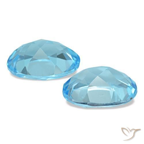 Achetez naturel 2,82ct bleue topaze gems, coupe ovale, en provenance brésil chez gemselect. en stock, livraison internationale!
