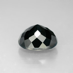 Tourmaline vert naturelle coupe ovale, 3,44 ct, VVS-VS